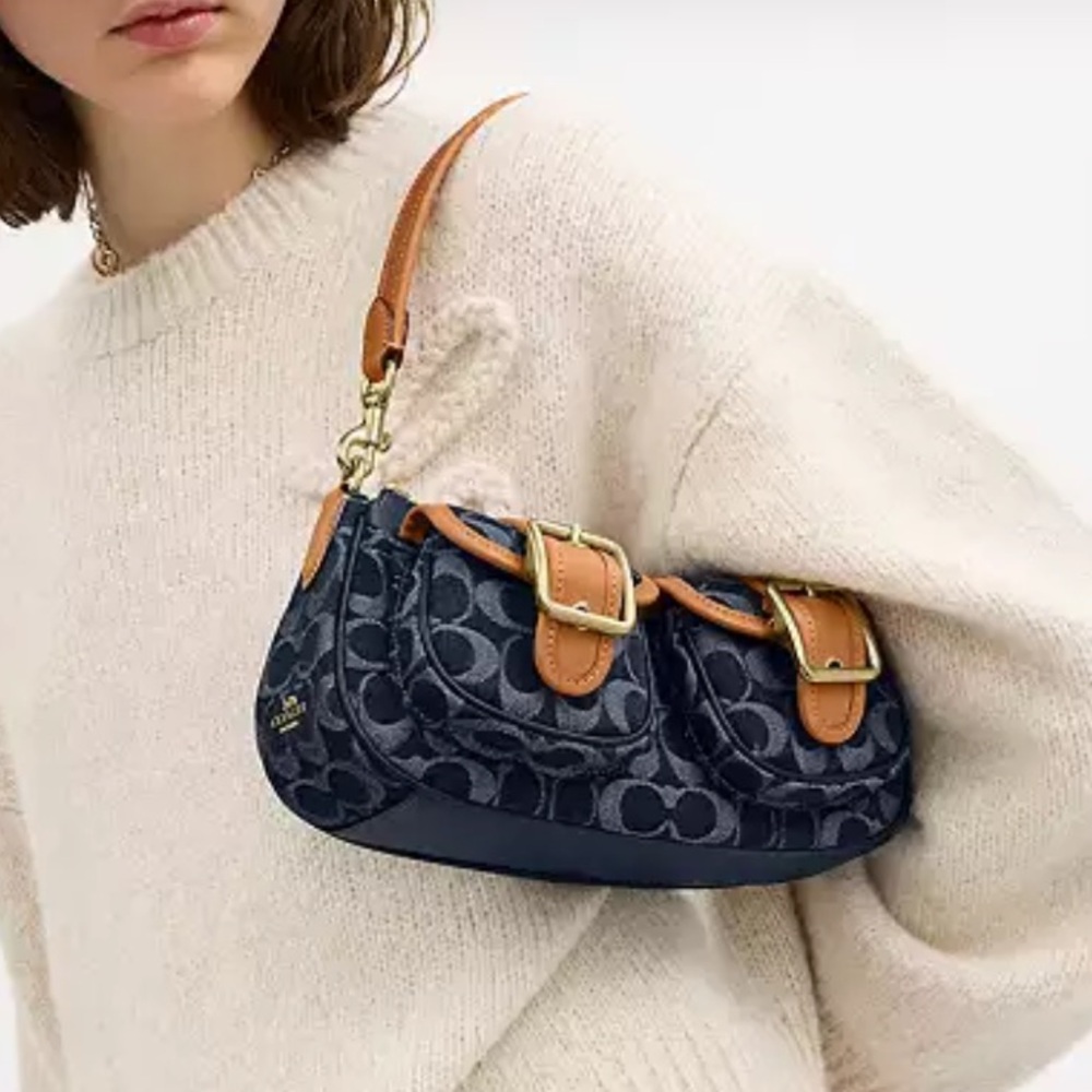 Coach denim Signature Ashton bag